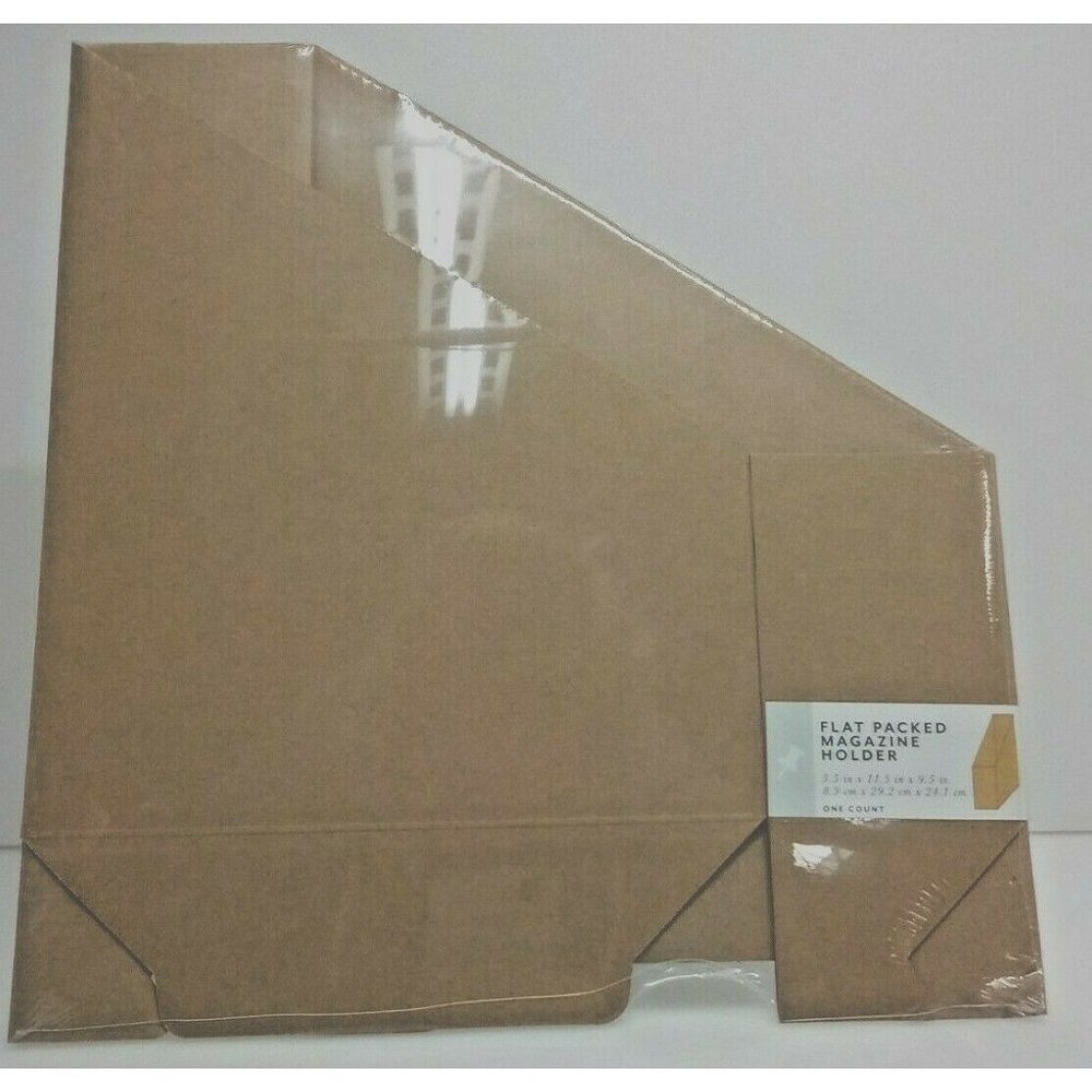 Flat Packed Magazine Holders